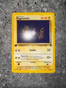 Pokemon TCG Cards 1st Edition Magnemite 60/82 Team Rocket - Image 3