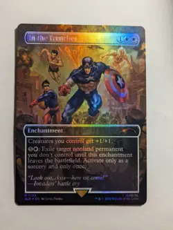 In the Trenches - Rainbow Foil Secret Lair Drop Series 1729 MtG - Image 1