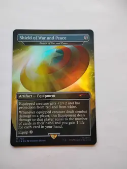 Shield of War and Peace - Sword of War and Peace (Rainbow Foil) SLD Foil - Image 1