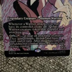 Spider Gwen Web Warrior Najeela The Blade Blossom Borderless Nonfoil Card #0024 - Image 2