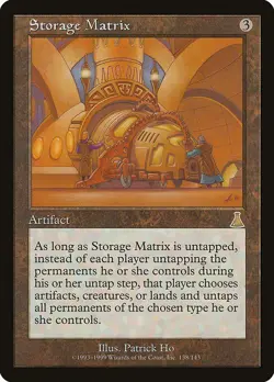 MTG Urza's Destiny --- STORAGE MATRIX --- RARE! NM! Magic the Gathering! - Image 3