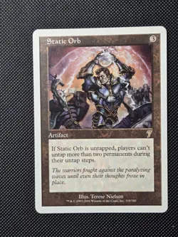 MTG Static Orb - 7th Edition - Regular Lightly Played - Image 2