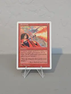 MTG Pyroblast LP 5th Edition Fifth - Image 1