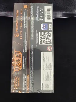 🔥 NEW SEALED Pokemon Obsidian Flames Pokemon Center Elite Trainer Box ETB 🔥 - Image 3