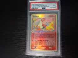 PSA 9 Pokemon Blaziken #3/109 Ruby & Sapphire (Spanish) DAMAGED READ DESCRIPTION - Image 3