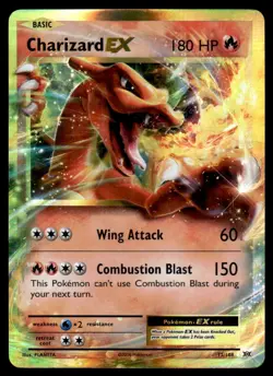 2016 Pokemon - XY Evolutions - NM - Charizard-EX Ultra Holo #12/108 - Image 1