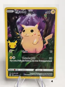 Pokemon TCG: Pikachu 005/025 Celebrations Holo 25th Anniversary - LP - Image 1