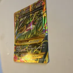 Pokemon M Rayquaza EX Mega Full Art Promo Holo 98/98 Jumbo 220HP - Image 4
