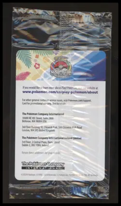 Pokemon - Pikachu - Promo - SVP 190 - 2024 World Championships - Sealed - Image 2