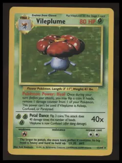 Pokemon - Vileplume - Jungle - 15/64 - No Jungle Symbol Error - LP - Image 1