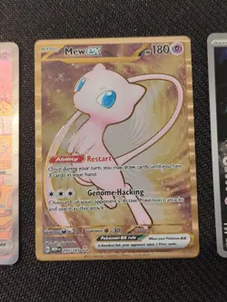 Pokemon TCG 151 UPC Promo Set Mew 053 Mewtwo 052 Metal Mew 205 - Image 4