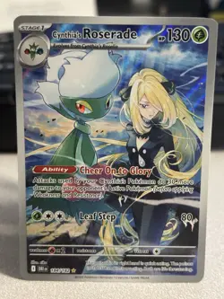 Cynthia's Roserade 184/182 Sv10: Destined Rivals Holo Illustration Rare Pokemon… - Image 1