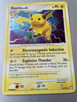 Raichu - Mysterious Treasures 15/123 - Holo Rare - Pokemon TCG LP - Image 1