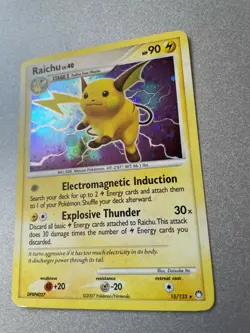 Raichu - Mysterious Treasures 15/123 - Holo Rare - Pokemon TCG LP - Image 2
