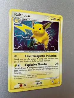 Raichu - Mysterious Treasures 15/123 - Holo Rare - Pokemon TCG LP - Image 3