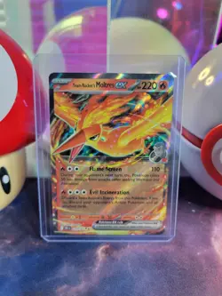 Team Rocket's Moltres Ex 31/182 Pokemon TCG S&V Destined Rivals Double Rare Holo - Image 1