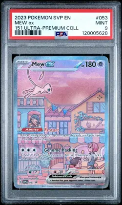 2023 POKEMON SVP EN-SV 151 ULTRA-PREMIUM COLLECTION PROMO #053 MEW EX PSA 9 MINT - Image 1