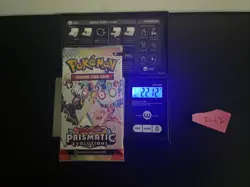 GOD PACKU 22.12g VERY HEAVY Prismatic Evolutions Pokemon Sealed Booster Pack New - Image 1