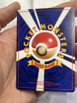 1997 Japanese Pokemon Jungle Old Back NM/MT Clefable 036 Vintage Rare SWIRL TCG - Image 4