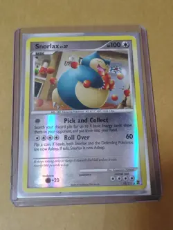 2009 Pokemon Snorlax Holo Rare *CROSS HATCH* 33/111 League Promo A - Image 1
