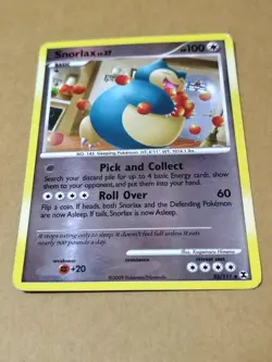 2009 Pokemon Snorlax Holo Rare *CROSS HATCH* 33/111 League Promo A - Image 2