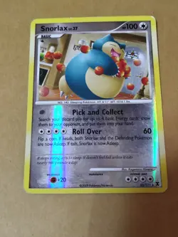 2009 Pokemon Snorlax Holo Rare *CROSS HATCH* 33/111 League Promo A - Image 3