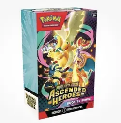 Pokemon TCG: Mega Evolution-Ascended Heroes Booster Bundle (6 Packs) X 4 PRESALE - Image 2