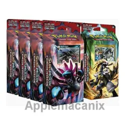 Pokemon TCG S&M Crimson Invasion Theme Deck Case/Box of 8 Kommo-o Hydreigon AUTH - Image 1
