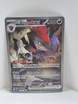 Pokemon N's Zoroark EX 185/159 Sv09 Journey Together Holo Special Illustration … - Image 1