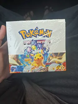 Pokemon Surging Sparks Booster Box - Factory Sealed Has A Few Tiny Holes - Image 1