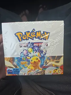 Pokemon Surging Sparks Booster Box - Factory Sealed Has A Few Tiny Holes - Image 2
