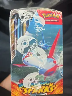 Pokemon Surging Sparks Booster Box - Factory Sealed Has A Few Tiny Holes - Image 3