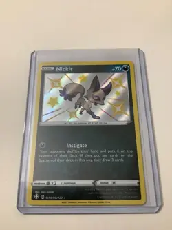 2021 Pokemon SWSH Shining Fates SV81/SV122 Nickit Shiny Vault M/NM - Image 1