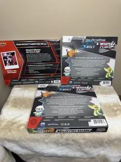 Pokemon TCG SV Black/white Poster Collection Set Of 2 And Team Rocket Mewtwo - Image 2