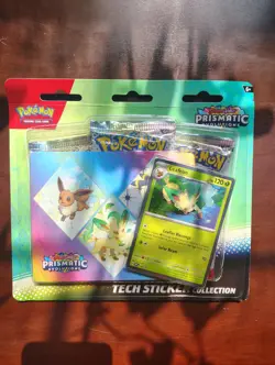 lot of 2 Pokemon Scarlet & Violet PRISMATIC EVOLUTIONS Tech Sticker Collection - Image 3