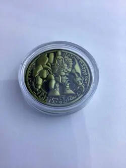 YuGiOh - Ancient Gear Golem - YCS Pre-Registration Coin - Official - Gold - Image 2