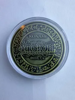 YuGiOh - Ancient Gear Golem - YCS Pre-Registration Coin - Official - Gold - Image 3