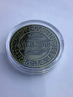 YuGiOh - Ancient Gear Golem - YCS Pre-Registration Coin - Official - Gold - Image 4