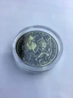 YuGiOh - Elemental Hero Flame Wingman - YCS Pre-Reg Coin - Official - Gold - Image 2