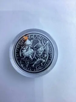 YuGiOh - Elemental Hero Flame Wingman - YCS Pre-Reg Coin - Official - Silver - Image 1