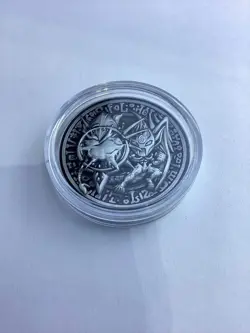 YuGiOh - Elemental Hero Flame Wingman - YCS Pre-Reg Coin - Official - Silver - Image 2