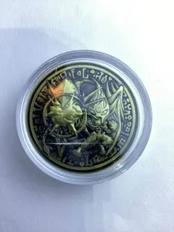 YuGiOh - Elemental Hero Flame Wingman - YCS Pre-Reg Coin - Official - Gold - Image 1