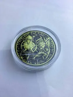 YuGiOh - Elemental Hero Flame Wingman - YCS Pre-Reg Coin - Official - Gold - Image 2