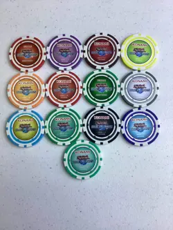 YuGiOh - Duel Links Poker Chips - Lot of 13 - Tournament Prize - Ex. Condition - Image 2