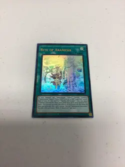 YuGiOh - Rite of Aramesir - Grand Creators - Ultra Rare 1st Ed - MISPRINT - NM🔥 - Image 1