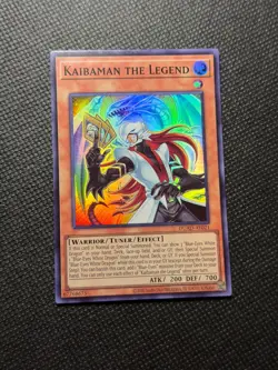 Yugioh Asian English Kaibaman the Legend DUAD-AE021 Super rare Near Mint - Image 1
