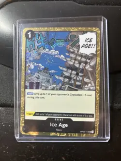Ice Age OP02-117 TEXTURED FOIL English Uncommon PRB01 One Piece Card Game - Image 1