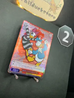 Weiss Schwarz Disney 100 Dds/S104-067S Eternal Lover Donald Duck & Daisy Duck SR - Image 2