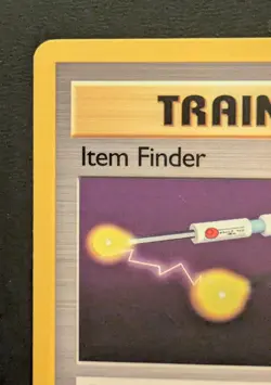 Pokemon Item Finder 74/102 Base Set Rare WOTC 1999 Vintage LP - Image 2