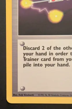 Pokemon Item Finder 74/102 Base Set Rare WOTC 1999 Vintage LP - Image 5